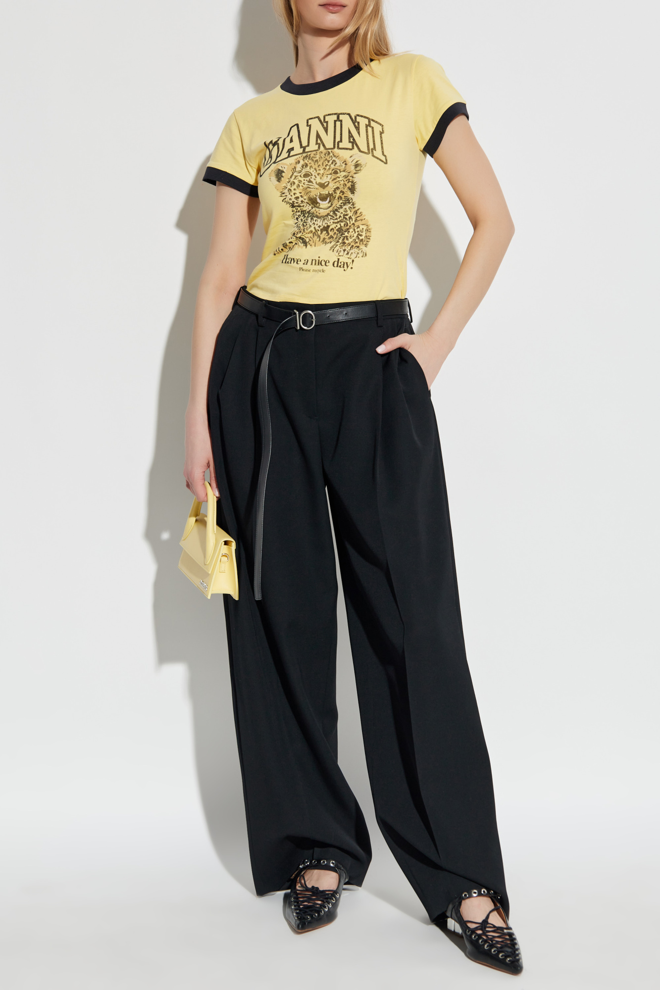 Ganni T-shirt with print | Women's Clothing | Vitkac